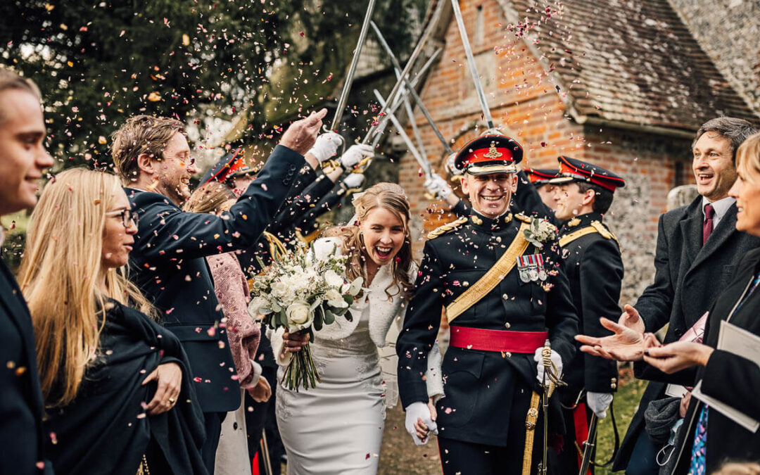 Christmas Wedding at Combe Manor Berkshire